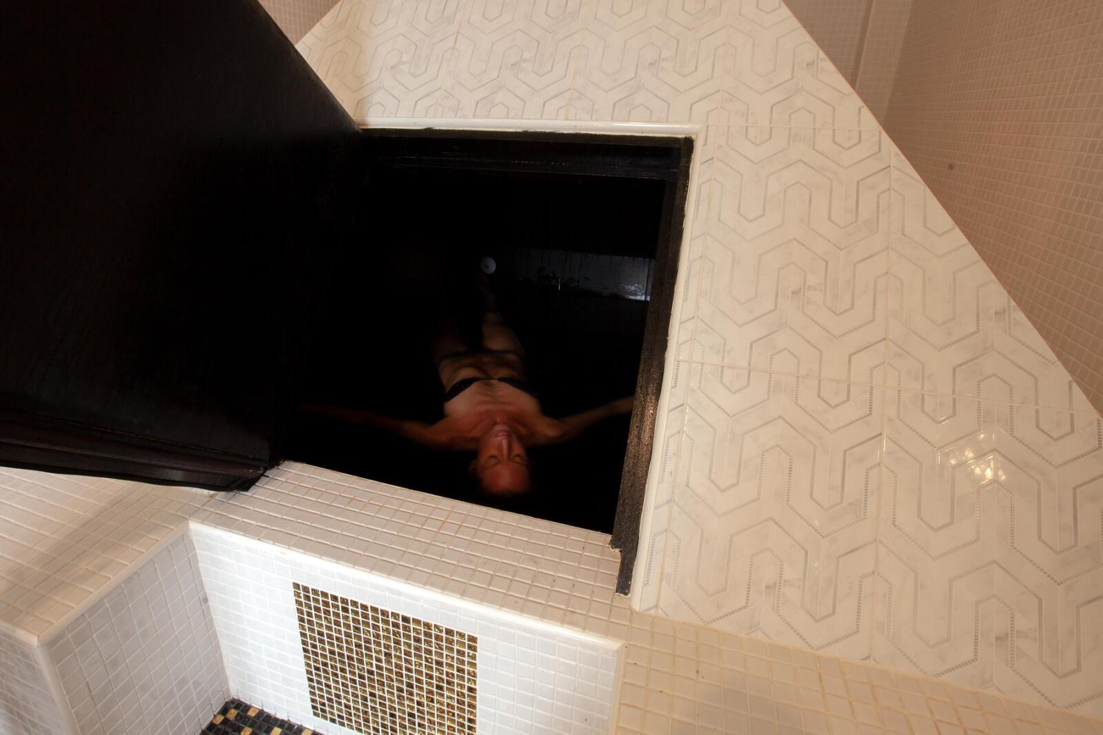 Sensory deprivation float tank room with relaxing ambiance – Canopy Village