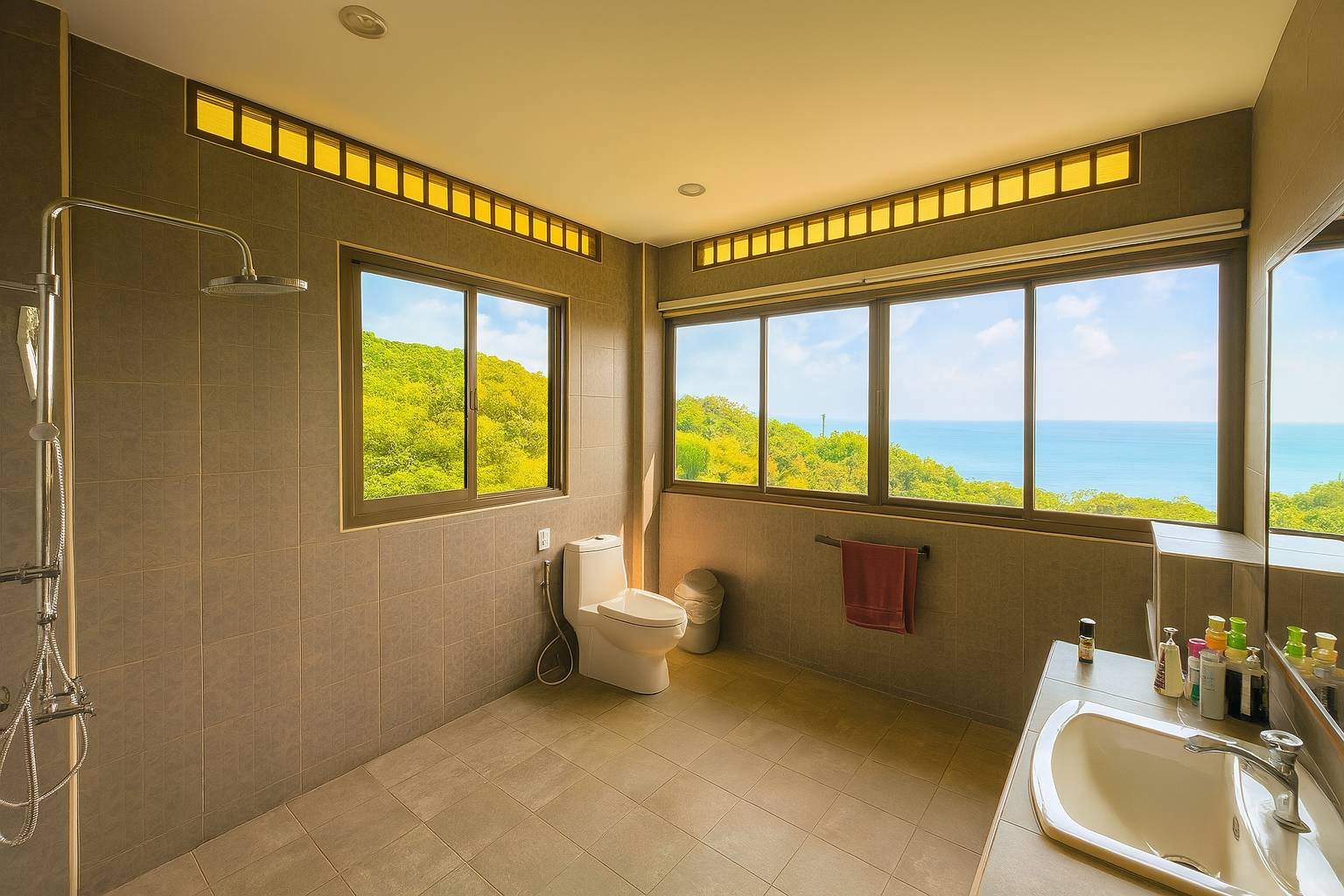 Second bathroom with walk-in shower – Canopy Residence